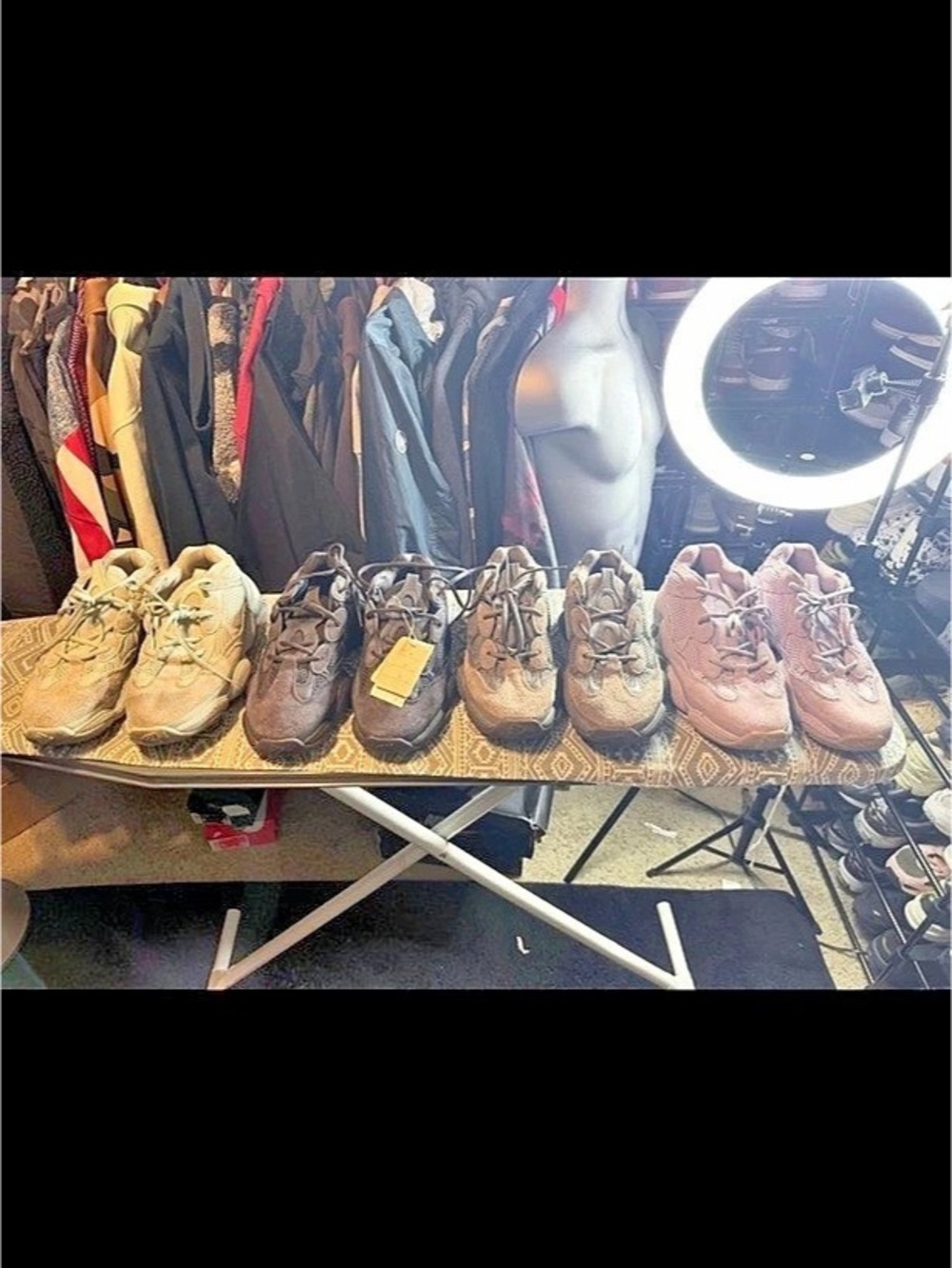 Yeezy 500 Size 9-10 Bundle Lot - 4 Pairs New & Used